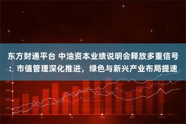 东方财通平台 中油资本业绩说明会释放多重信号：市值管理深化推进，绿色与新兴产业布局提速