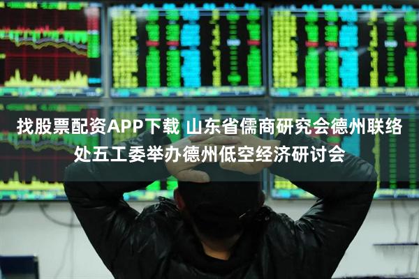 找股票配资APP下载 山东省儒商研究会德州联络处五工委举办德州低空经济研讨会