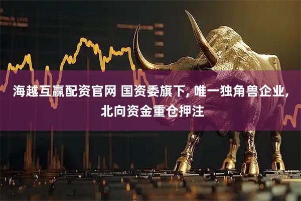海越互赢配资官网 国资委旗下, 唯一独角兽企业, 北向资金重仓押注